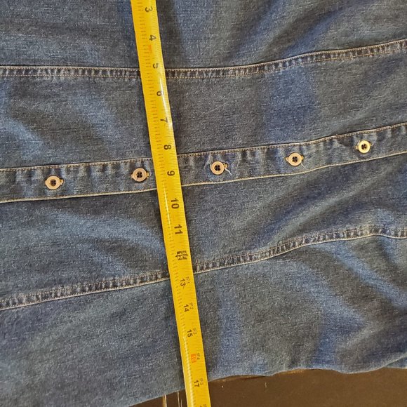 Denim Button-down tie-waist jesse jeans Dress - Picture 13 of 14